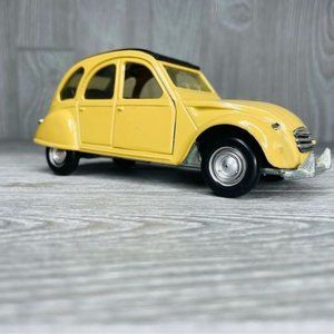 Polistil vintage yellow citroen diecast toy collectible